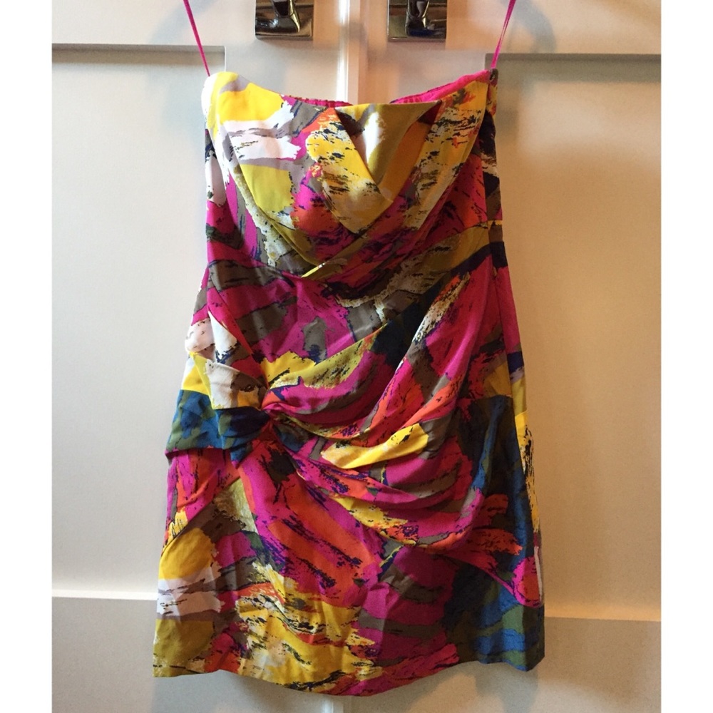Tibi Silk Tropical Minidress, NWOT